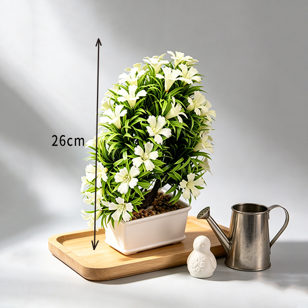 M245 Artificial Flower Bonsai Mixed Colors Plastic 105060007