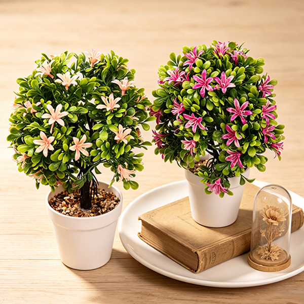 M219 Artificial Flower Bonsai Mixed Colors Plastic 105060008