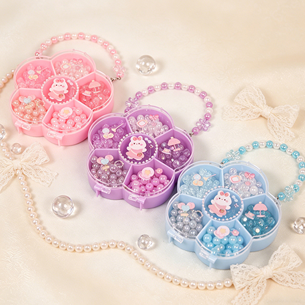 Flower Box Jelly Acrylic Beads