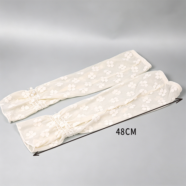 Clover Lace Ice Silk Sun Protection Sleeves Q-305 118130010