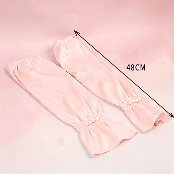 Satin Pearl Ice Silk Sun Protection Sleeves Q-302 118130011