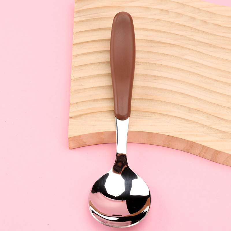 Jiale Large Round Stainless Steel Spoon