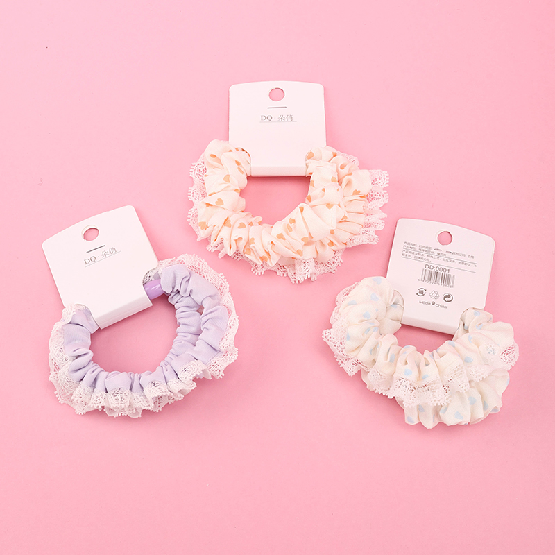 Two Colorful Polyester Lace Loops 4012101823