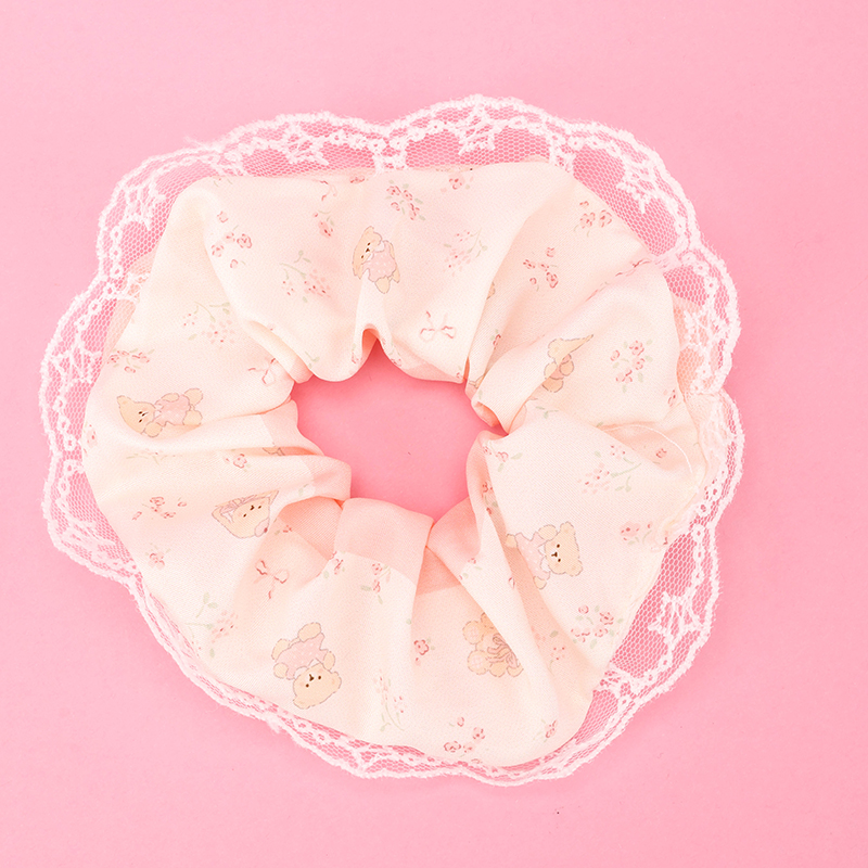 New Lace Fabric Hair Scrunchie 4012101839