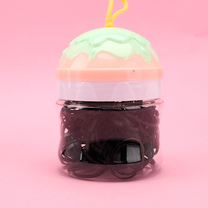 G15 Large Cream Bottle Hair Tie Black