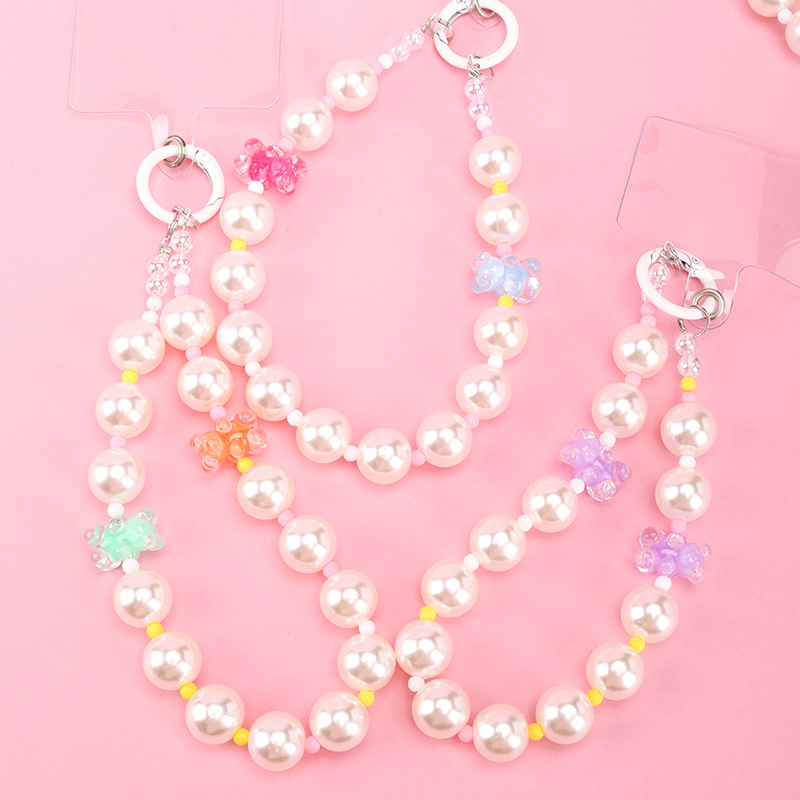 Pearl Phone Chain Bag Charm