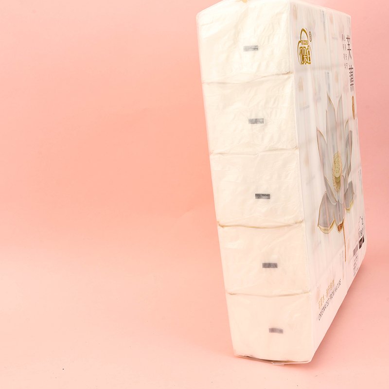 Lotus Flower Facial Tissue 100 Sheets Wood Pulp