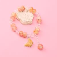 Ink Abacus Bead Butterfly Bracelet Glass 4021001025