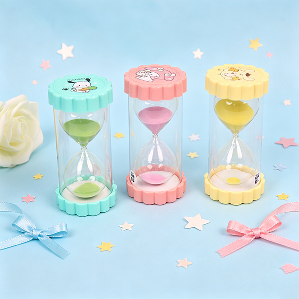 Glass Hourglass Ornament