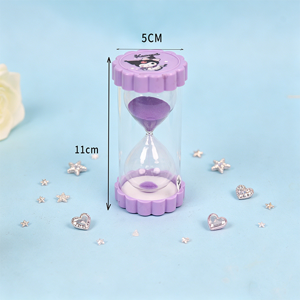 Glass Hourglass Ornament
