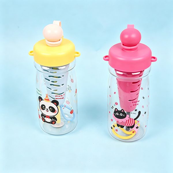 1000 ML Silicone Plastic Straw Cup