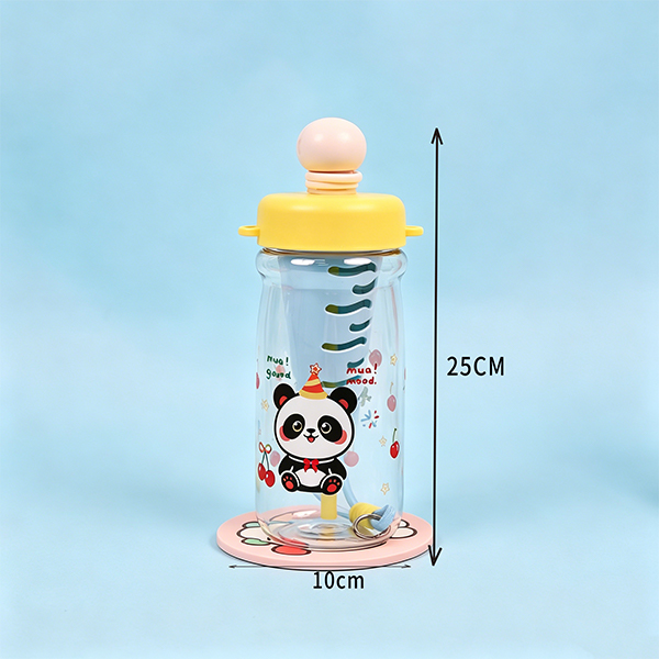 1000 ML Silicone Plastic Straw Cup