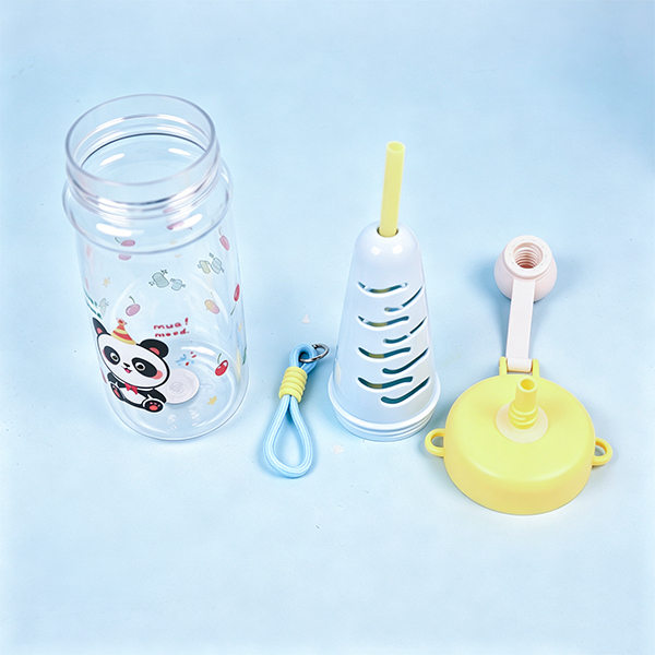 1000 ML Silicone Plastic Straw Cup