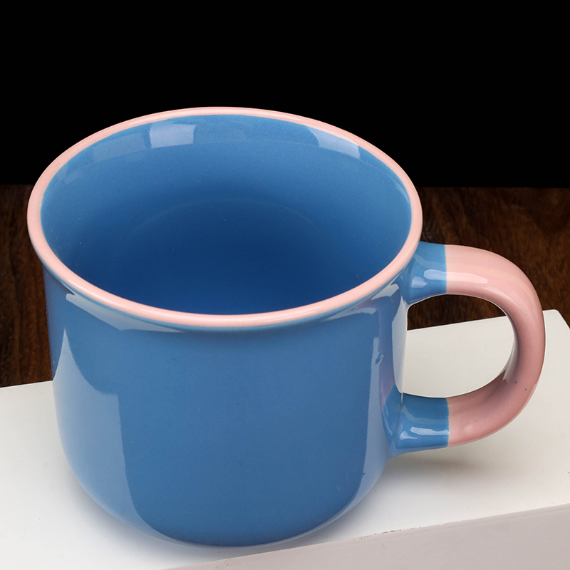 C-16 Colored Glaze Ceramic Cup Random Color