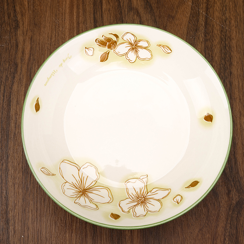 Gold Leaf 7 Inch Plate