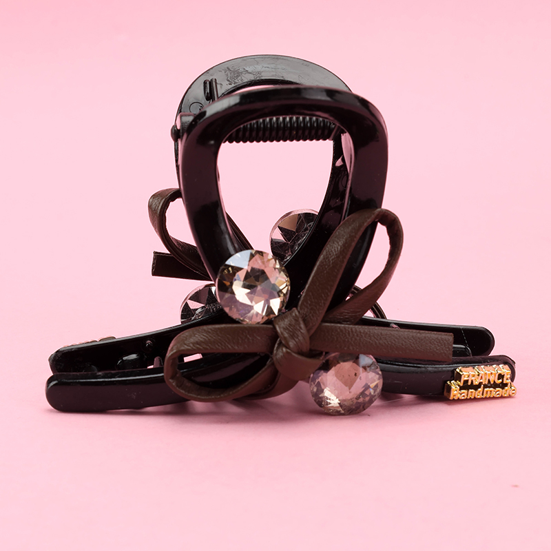 8 cm Bow Medium Hair Claw Clip