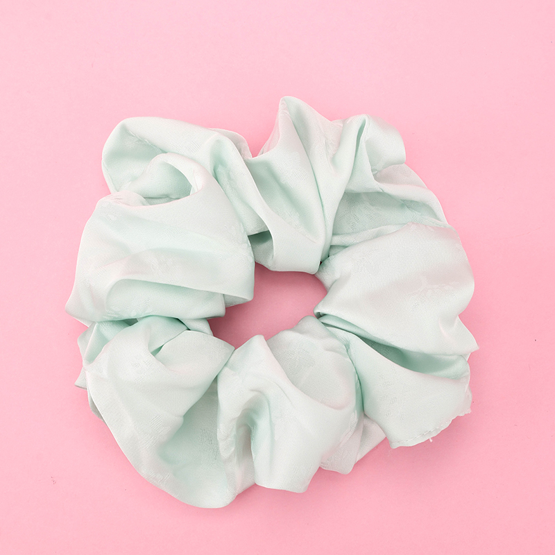 New Simple Satin Polyester Hair Scrunchie 4012101853