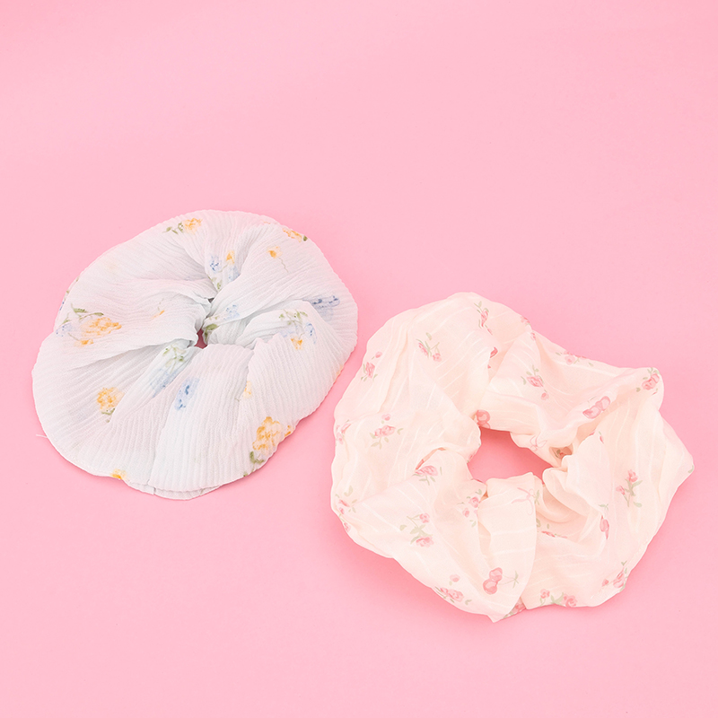 Mixed Colon Circle Polyester Hair Tie Random 4012101855