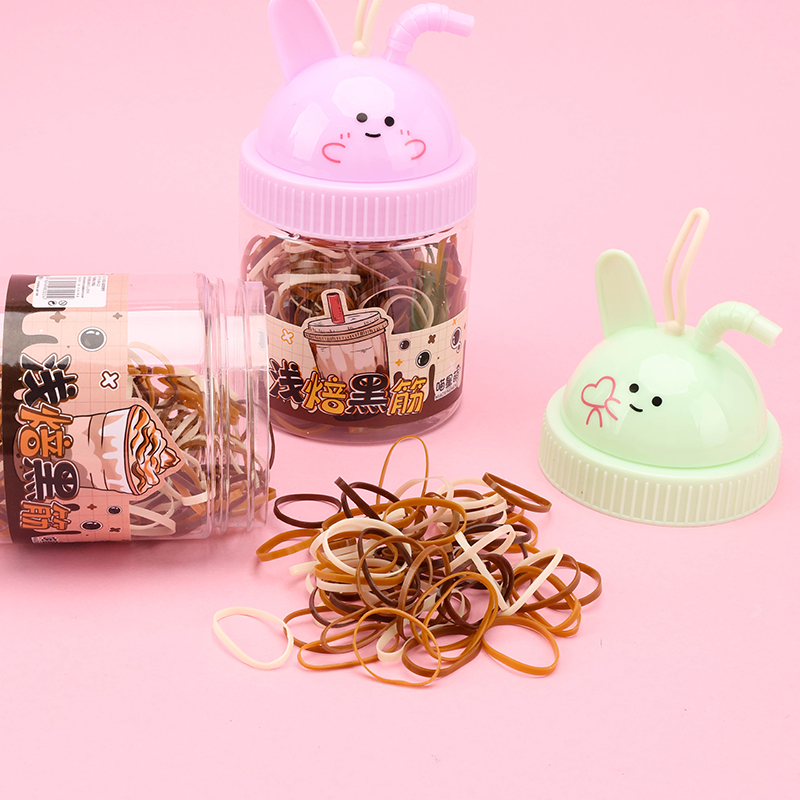 MXM-222 Sweetheart Rabbit Cup TPU Pull Hair Tie Curry