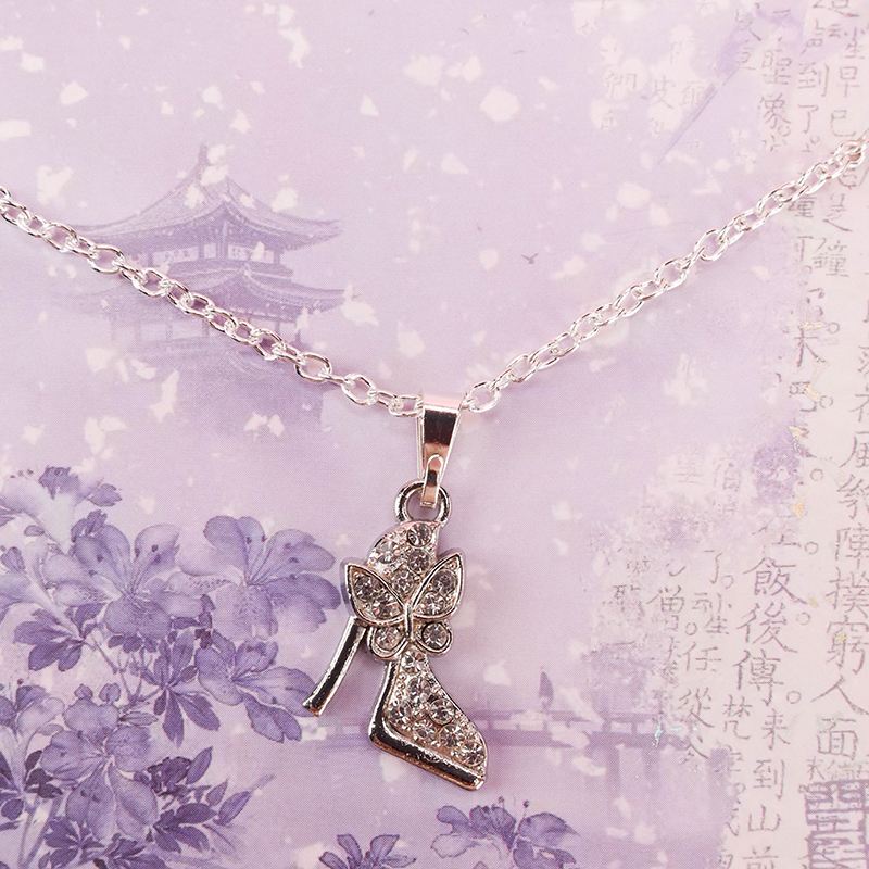 Diamond High Heel Necklace