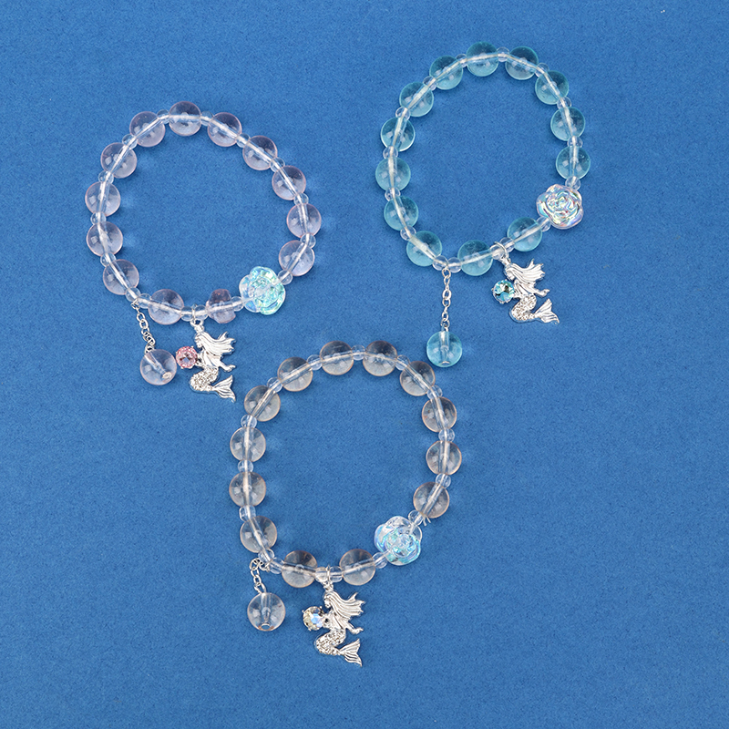Mermaid Pendant Beaded Bracelet 4021001125