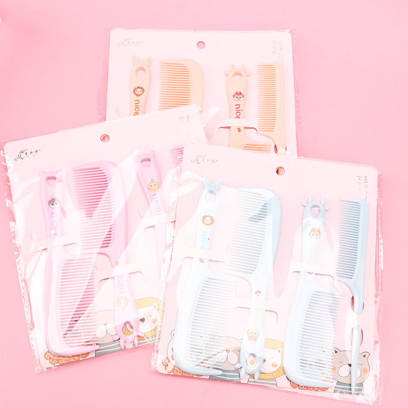 Solid Color Kids Comb Set