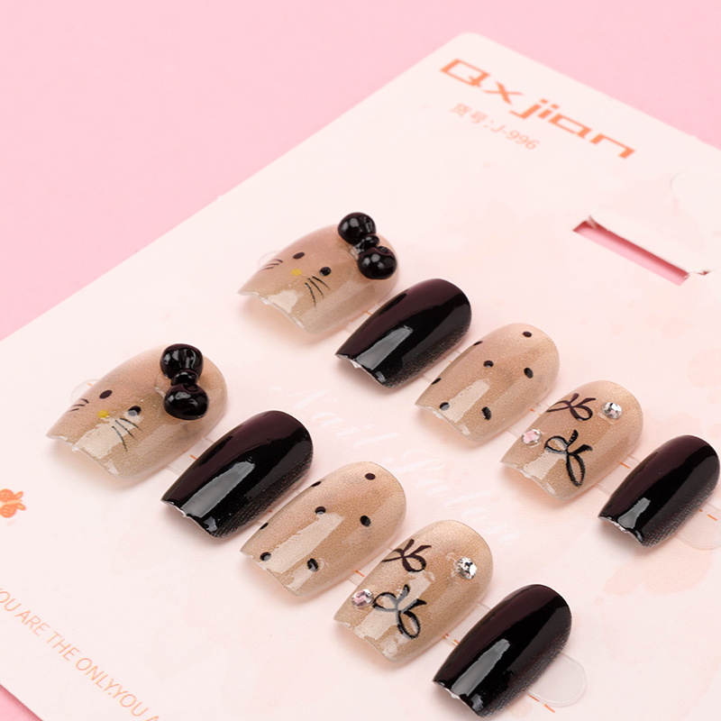 Cartoon Accessory False Nails