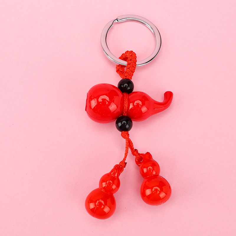 Imitation Cinnabar Gourd Bag Charm