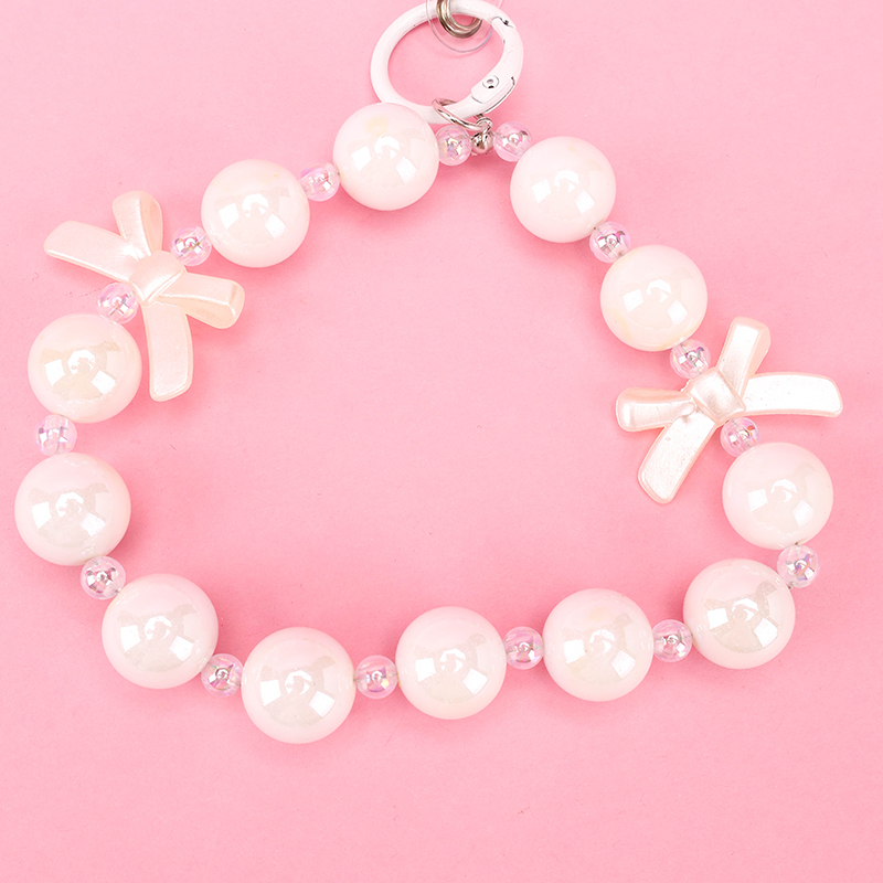 Bow Pearl Phone Chain Bag Charm