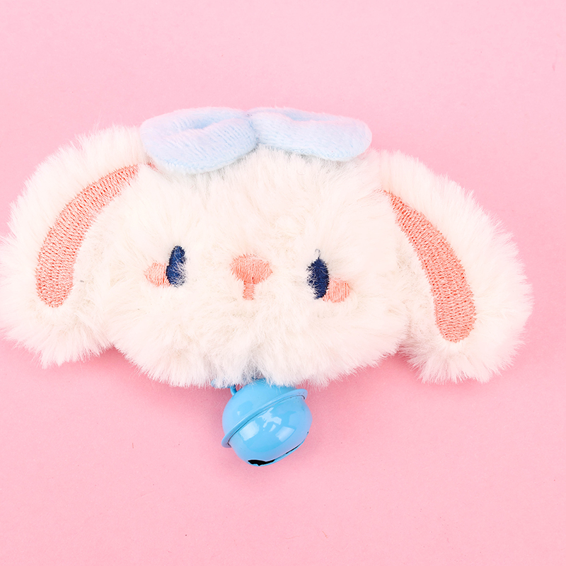 Cartoon Bowtie Plush Rabbit Bag Charm