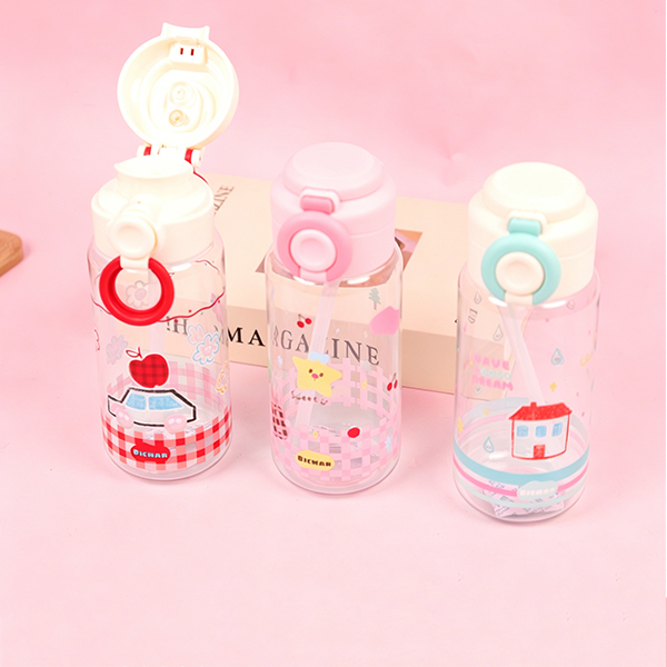 Silicone Plastic Straw Cup