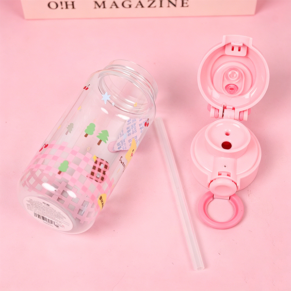 Silicone Plastic Straw Cup