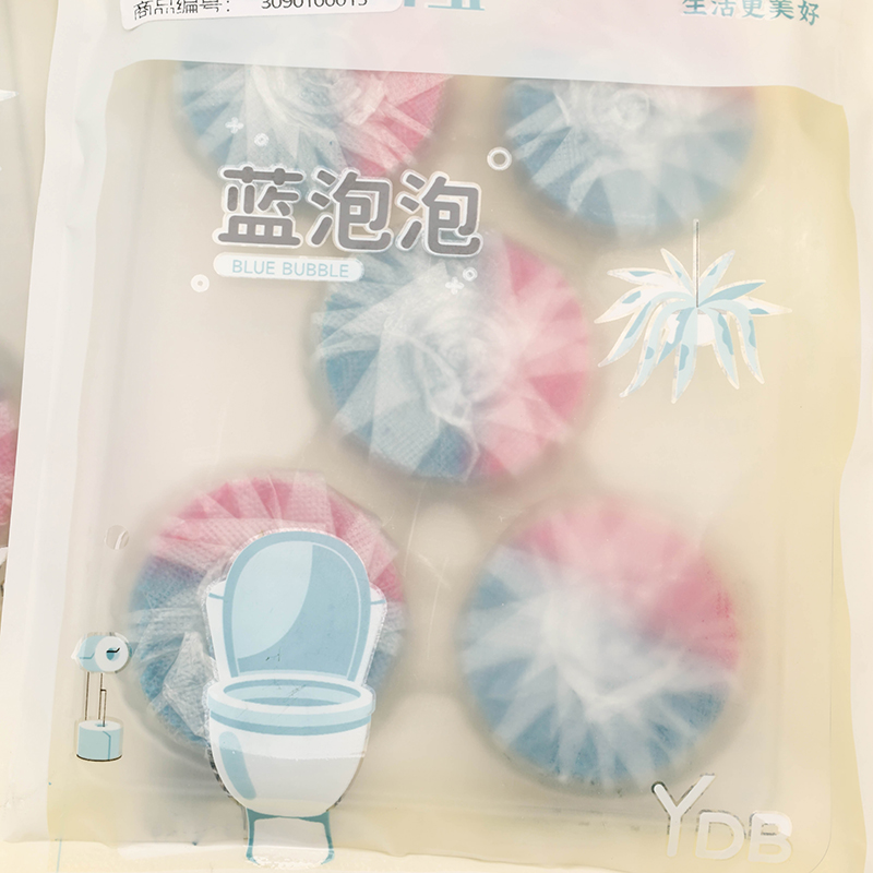 Youdebao Y7671 Dual Color Blue Toilet Cleaner 5 Pcs 3090100015