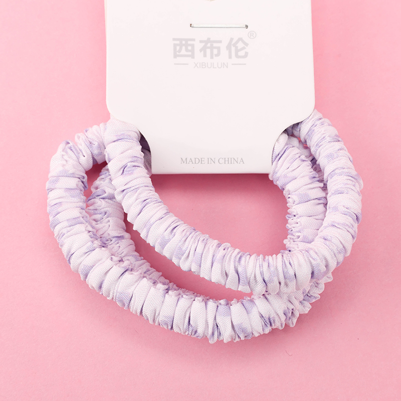 Two Simple Printed Fabric Hair Scrunchie 4012101836