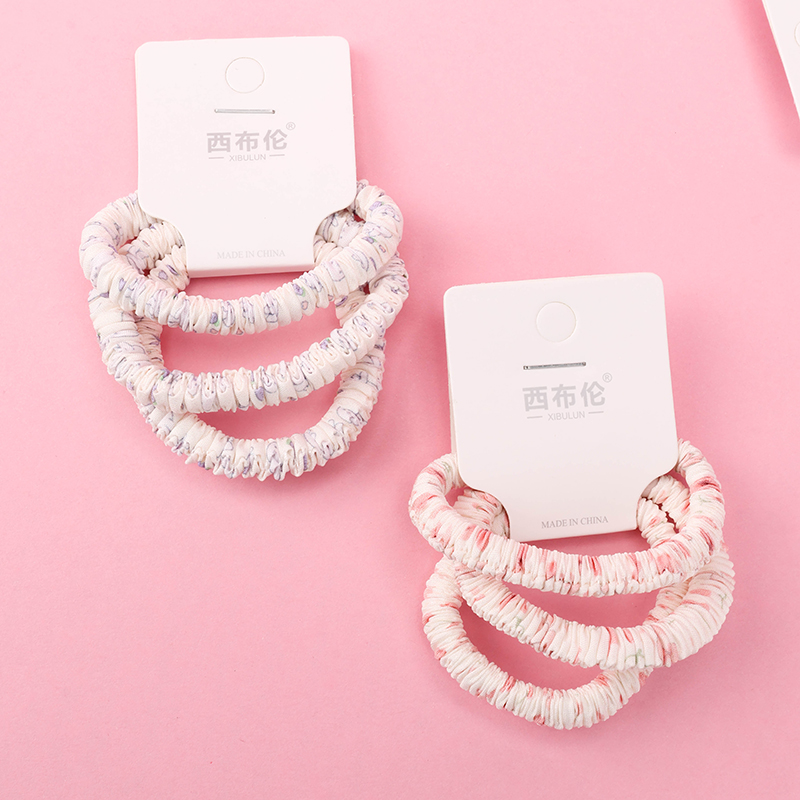 Two Simple Printed Fabric Hair Scrunchie 4012101836