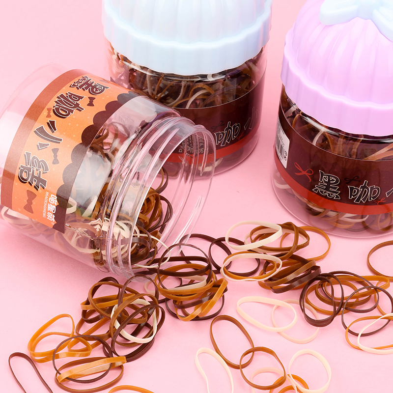 MXM-219 TPU Lanyard Bow Bottle Hair Tie Coffee 4013000325