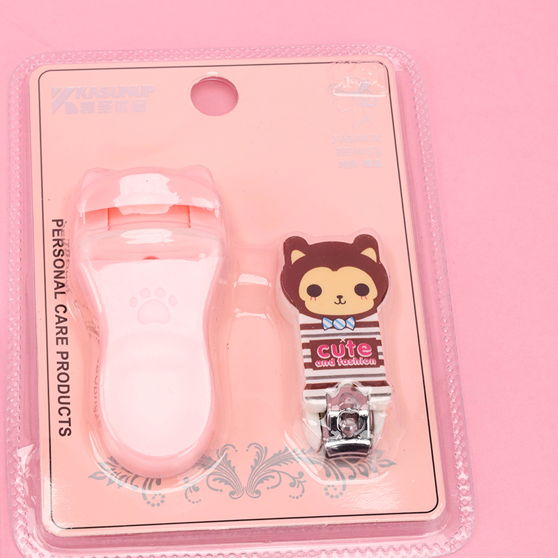 ABS Carbon Steel Eyelash Curler Nail Clipper Set K-248 4030400214