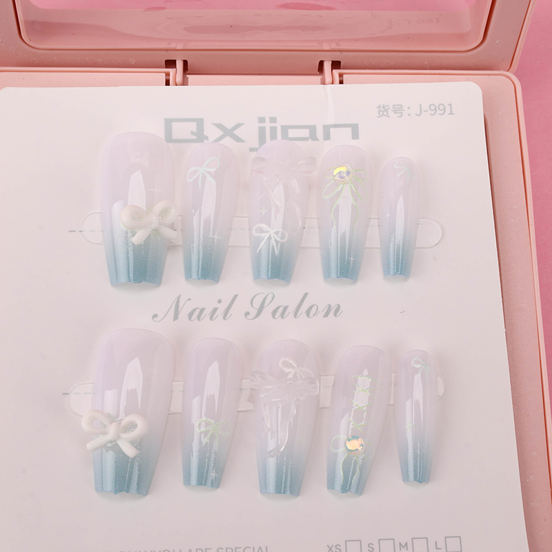 Bow Accessory False Nails