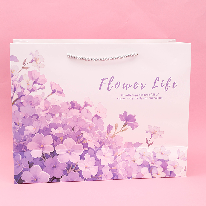 Large Horizontal Flower Life Gift Bag ST450-03