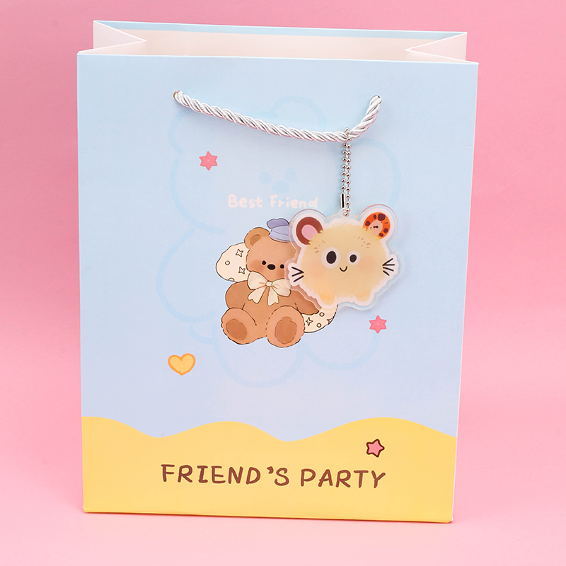 Medium Vertical Cute Pet Gift Bag with Pendant ST626-02