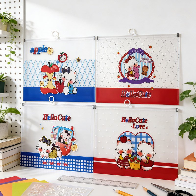Cute Cat A4 Pull Side Bag