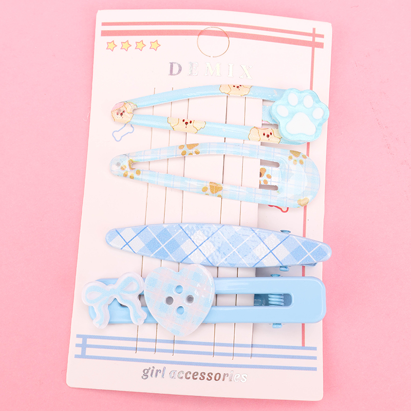 Acrylic Accessory BB Hair Clip Set Box Alloy 4010200535