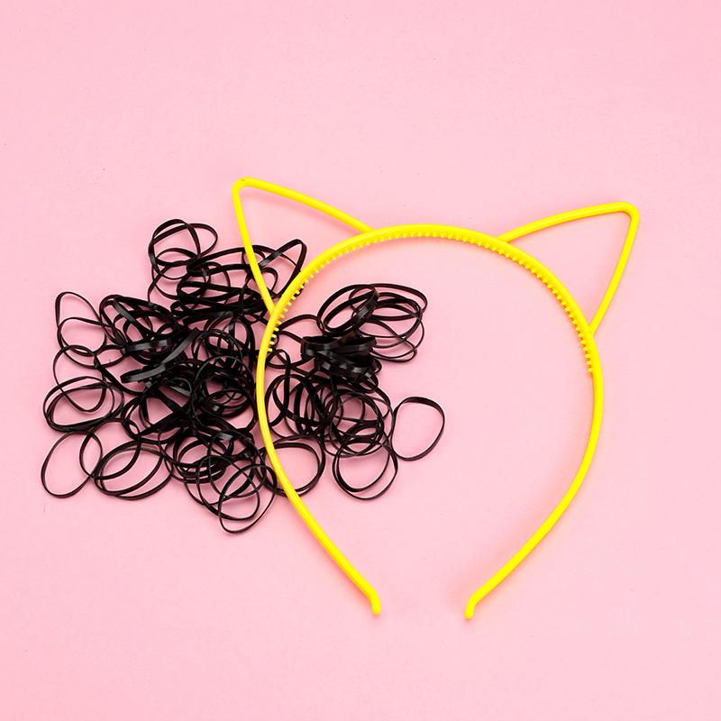 MXM-199 TPU Rabbit Ears Hair Tie Black 4013000326