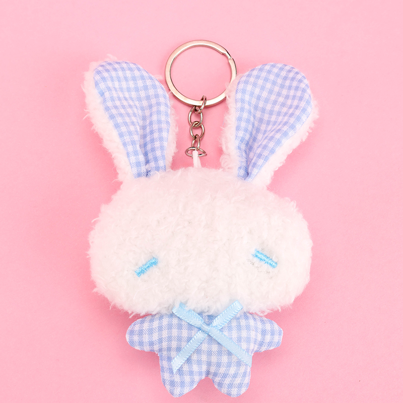 Bow Long-Ear Rabbit Plush Bag Charm