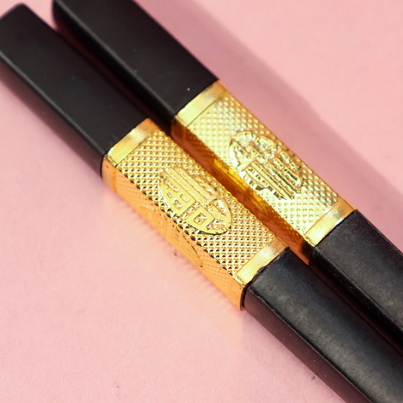 Gold Fu Chopsticks 5 Pairs