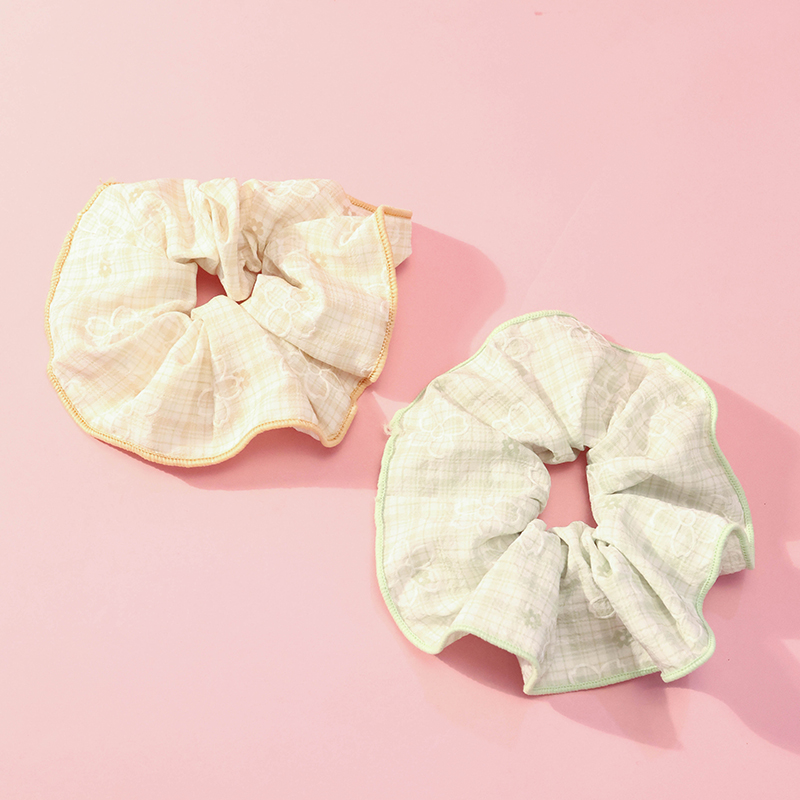 New Cherry Blossom Hedge Large Bowel Ring Polyester Hair Scrunchie 4012101849