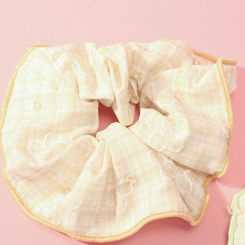 New Cherry Blossom Hedge Large Bowel Ring Polyester Hair Scrunchie 4012101849