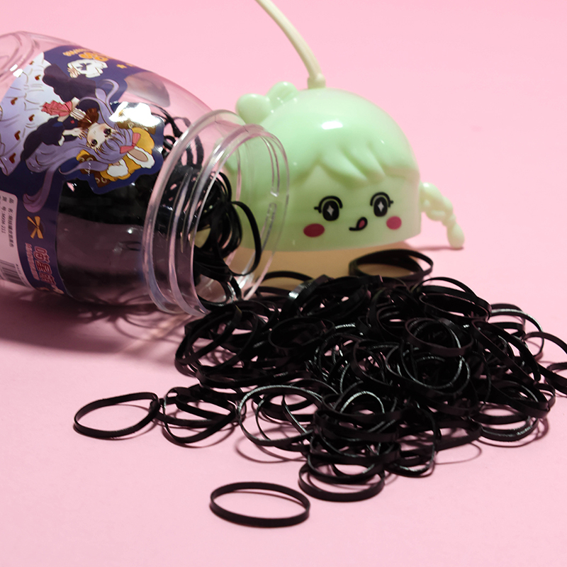 MXM-211 TPU Disposable Hair Tie Black 4013000313
