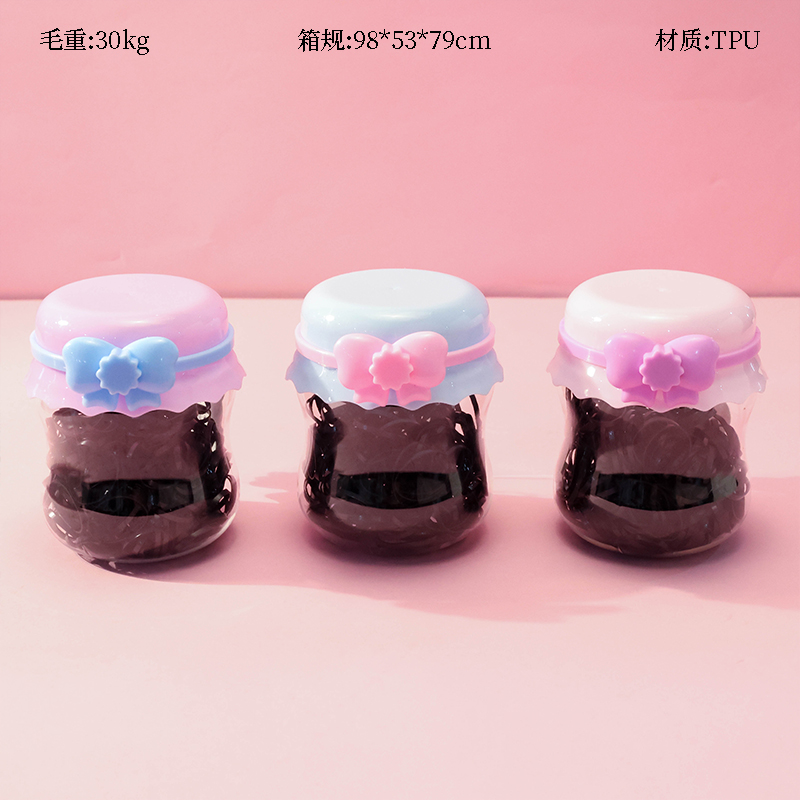 MXM-202 Sweetheart Tie Cup Hair Tie Black TPU