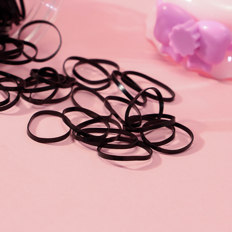 MXM-202 Sweetheart Tie Cup Hair Tie Black TPU
